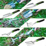 Set 5 unelte de gradina de inalta calitate cu manere din silicon, model AVX-WT-GDNTOL - imagine 2