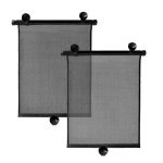 Set 2 buc. jaluzele auto retractabile, latime 40cm, culoare Neagra - imagine 2