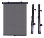Set 2 buc. jaluzele auto retractabile, latime 40cm, culoare Neagra - imagine 4