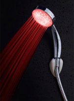 Para de dus cu LED-uri in 3 culori in functie de temperatura apei, AVX-AG176 - imagine 5