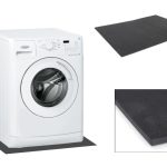 Covor anti-vibratii pentru masina de spalat sau uscator rufe, 6 mm, culoare neagra