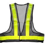 Vesta reflectorizanta pentru motocicleta, bicicleta, jogging, culoare Negru - Galben