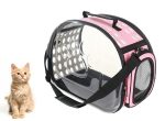 Geanta de Transport pentru Caine sau Pisica culoare Roz marime XXL AG644R - imagine 3