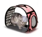 Geanta de Transport pentru Caine sau Pisica culoare Roz marime XXL AG644R - imagine 2