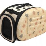 Geanta de transport pentru caine sau pisica culoare Beige AG644T