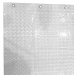Perdea de dus semitransparenta din PEVA, dimensiune 180 x 180 cm - imagine 4