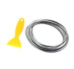 Banda decor interior crom TUNING, 5m, ARGINTIU - imagine 5