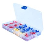 Set 280 de conectori de sertizare izolati, 15 tipuri, in carcasa de plastic - imagine 4