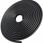 Banda flexibila pentru protectie contur portiere auto, profil "U", lungime 5m, culoare Neagra