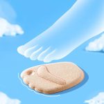 Set 10 buc. (5 seturi) insertii din spuma pentru pantofi cu tocuri inalte, culoare BEJ - imagine 3