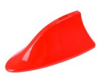 Antena auto activa AM - FM tip "SHARK TAIL" culoare ROSU - imagine 2