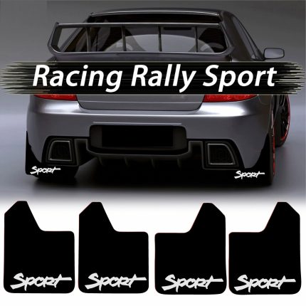 Set 4 Aparatori Noroi SPORT din cauciuc pentru autoturisme, universale, model Sport, dimensiune 30 x 23cm