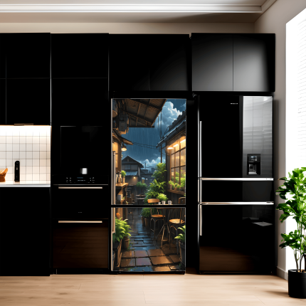 Folie imprimata color pentru decor Frigider, dimensiune 200 x 90cm, model: AVX-FR23