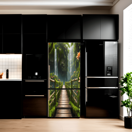 Folie imprimata color pentru decor Frigider, dimensiune 200 x 90cm, model: AVX-FR24