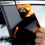 Set 2 stickere decorative pentru stalpii usilor, print autoadeziv de inalta rezolutie, dimensine 2 buc x 50 x 22 cm , cod: AVX-SSU-02 - imagine 3