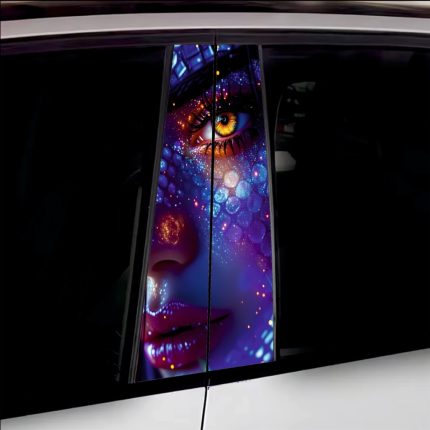 Set 2 stickere decorative pentru stalpii usilor, print autoadeziv de inalta rezolutie, dimensine 2 buc x 50 x 22 cm , cod: AVX-SSU-03