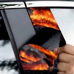 Set 2 stickere decorative pentru stalpii usilor, print autoadeziv de inalta rezolutie, dimensine 2 buc x 50 x 22 cm , cod: AVX-SSU-11 - imagine 3