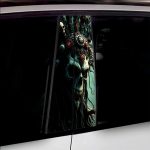 Set 2 stickere decorative pentru stalpii usilor, print autoadeziv de inalta rezolutie, dimensine 2 buc x 50 x 22 cm , cod: AVX-SSU-13