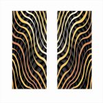 Set 2 stickere decorative pentru stalpii usilor, print autoadeziv de inalta rezolutie, dimensine 2 buc x 50 x 22 cm , cod: AVX-SSU-14 - imagine 2