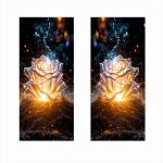 Set 2 stickere decorative pentru stalpii usilor, print autoadeziv de inalta rezolutie, dimensine 2 buc x 50 x 22 cm , cod: AVX-SSU-17 - imagine 2