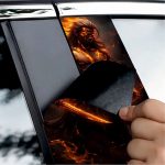 Set 2 stickere decorative pentru stalpii usilor, print autoadeziv de inalta rezolutie, dimensine 2 buc x 50 x 22 cm , cod: AVX-SSU-20 - imagine 3