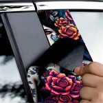 Set 2 stickere decorative pentru stalpii usilor, print autoadeziv de inalta rezolutie, dimensine 2 buc x 50 x 22 cm , cod: AVX-SSU-21 - imagine 3