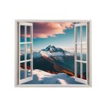 Folie imprimata color pentru decor perete locuinta, dimensiune 125 x 110cm, model: VIEW TO HAVEN 36 - imagine 2