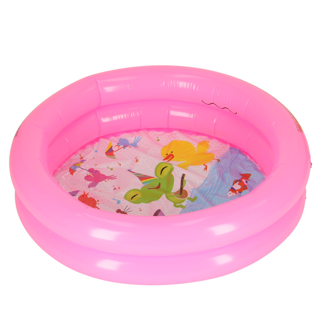BESTWAY-51061-Basen-brodzik-dla-dzieci-rozowy-61cm-110307.jpg Piscina Gonflabila pentru copii, model MINI, culoare Roz, diametru 61 cm - imagine 1
