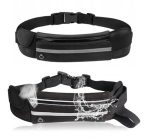 Centura de alergare reflectorizanta de tip "borseta" pentru o sticla de apa si un telefon - imagine 4