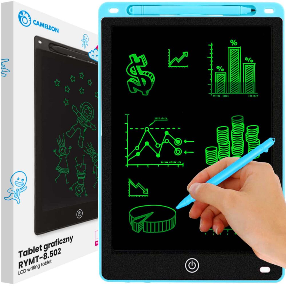 BSTRBWRTV.jpg Tableta grafica de 10" pentru copii, culoare Albastra, AVX-WT-RYMT-8.502-BLUE - imagine 1