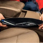 Set 2 organizatoare auto de tip "buzunar", montaj intre scaun si consola centrala, dimensiune 35 x 11 cm - imagine 2