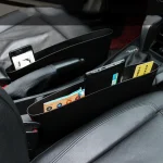 Set 2 organizatoare auto de tip "buzunar", montaj intre scaun si consola centrala, dimensiune 35 x 11 cm - imagine 3