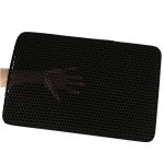 Covoras impermeabil pentru litiera pisici, dimensiune 40 x 60 cm, dublu strat, culoare Neagra - imagine 9