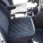 Set 3 huse pentru sezut scaune auto, culoare neagra - imagine 2