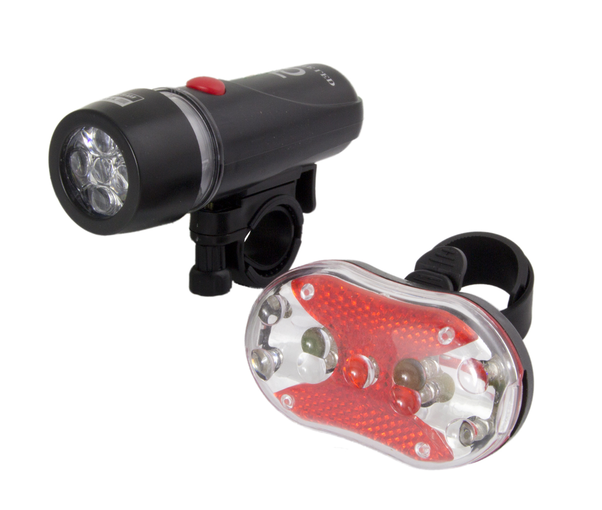 EOT015.jpg Kit Bicicleta Lampa Frontala LED + Lampa Stop LED, ALPHECCA EOT015 - imagine 1