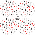 Set 4 Folii Imprimate Outdoor cu EcoSolvent, autoadezive, pentru decorarea jantelor auto, dimetru 60 cm, model FJT-01 - imagine 4