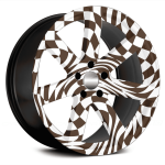 Set 4 Folii Imprimate Outdoor cu EcoSolvent, autoadezive, pentru decorarea jantelor auto, dimetru 60 cm, model FJT-04 - imagine 2