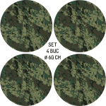 Set 4 Folii Imprimate Outdoor cu EcoSolvent, autoadezive, pentru decorarea jantelor auto, dimetru 60 cm, model FJT-07 - imagine 4