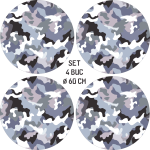 Set 4 Folii Imprimate Outdoor cu EcoSolvent, autoadezive, pentru decorarea jantelor auto, dimetru 60 cm, model FJT-08 - imagine 4