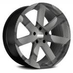 Set 4 Folii Imprimate Outdoor cu EcoSolvent, autoadezive, pentru decorarea jantelor auto, dimetru 60 cm, model FJT-22 - imagine 5