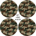 Set 4 Folii Imprimate Outdoor cu EcoSolvent, autoadezive, pentru decorarea jantelor auto, dimetru 60 cm, model FJT-27 - imagine 4