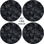 Set 4 Folii Imprimate Outdoor cu EcoSolvent, autoadezive, pentru decorarea jantelor auto, dimetru 60 cm, model FJT-31 - imagine 4