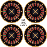 Set 4 Folii Imprimate Outdoor cu EcoSolvent, autoadezive, pentru decorarea jantelor auto, dimetru 60 cm, model FJT-43 - imagine 5