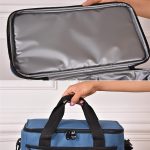 Geanta termoizolanta pentru picnic sau plaja, capacitate 16l, culoare Albastra - imagine 5