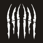 Set 2 stickere autoadezive Tuning, model "Monster Scratches", dimensiune 37 x 9 cm, culoare Alba - imagine 2