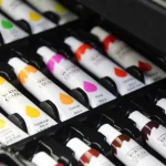 Set 145 piese pentru pictura, pentru copii sau adulti, pixuri de colorat, creioane colorate si vopsele de pictura, cu geanta de transport ROZ UNICORN, model AVX-WT-MONETE145 - imagine 4