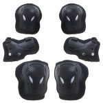 Set pentru copii, 6 x protectii pentru genunchi, coate si incheieturi (bicicleta, role, skateboard, patine) - imagine 12