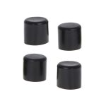 Set 4 buc. protectii anti-zgarieturi picioare scaun, diametru 22mm, culoare neagra - imagine 3