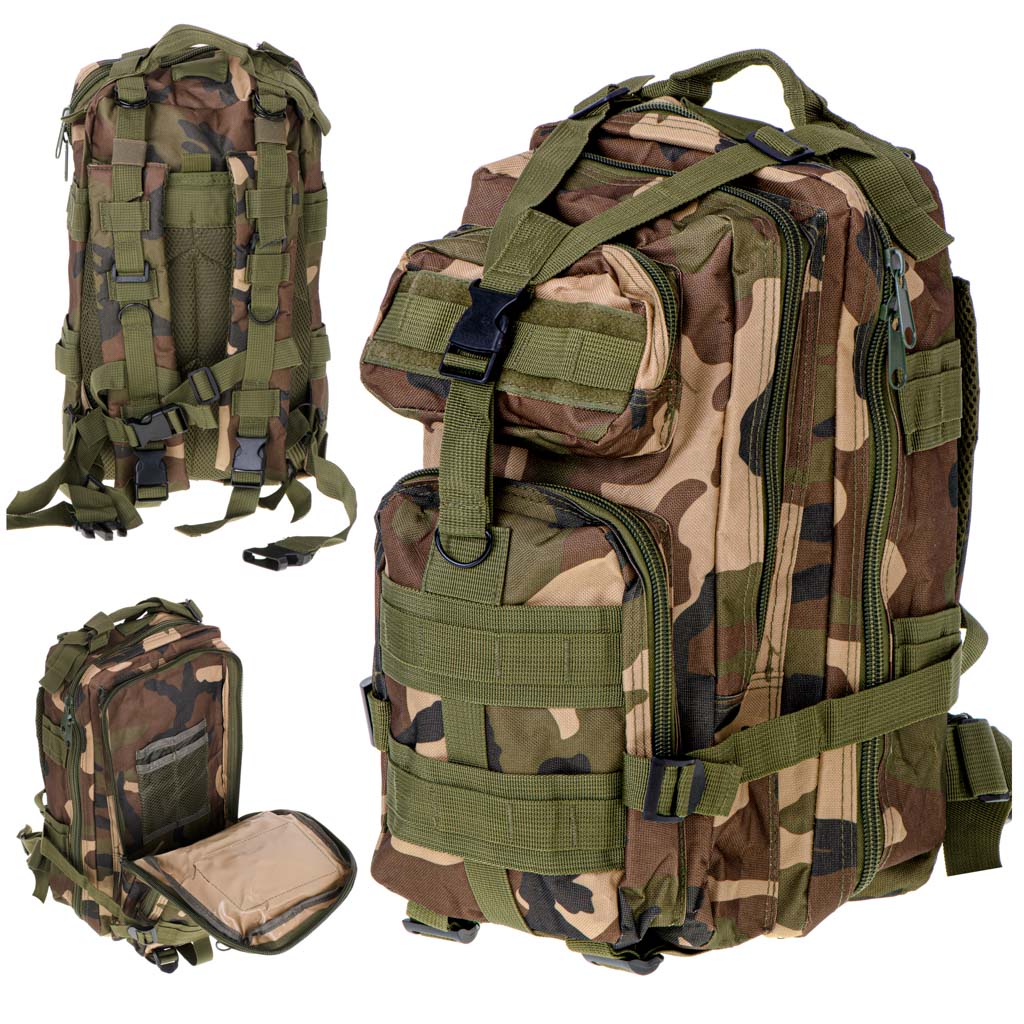 KX5118_181734.jpg Rucsac Tactic Militar, culoare CAMO, capacitate 25l - imagine 1