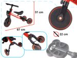 Tricicleta TRIKE FIX MINI, 3in1 adaptabila, culoare Rosie - imagine 4